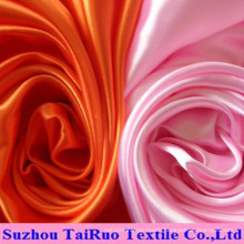 Polyester Twisted Satin for Garment Fabric